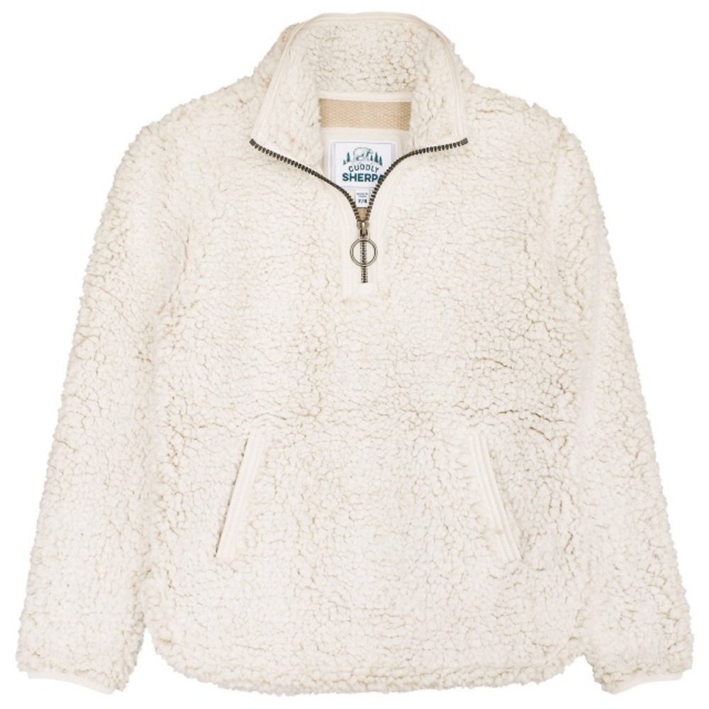 COPY - Toddler Ivory Sherpa Pullover